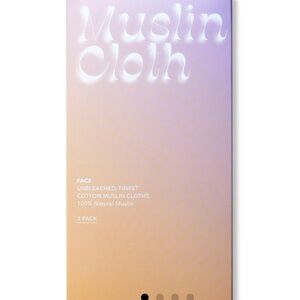 White Muslin Cloth - 3-Pack